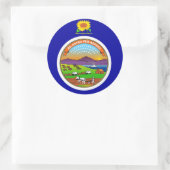 Sticker met vlag van Kansas (Tas)