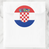 Sticker met vlag van Kroatië (Tas)