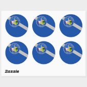 Sticker met vlag van Las Vegas, Verenigde Staten (Vel)