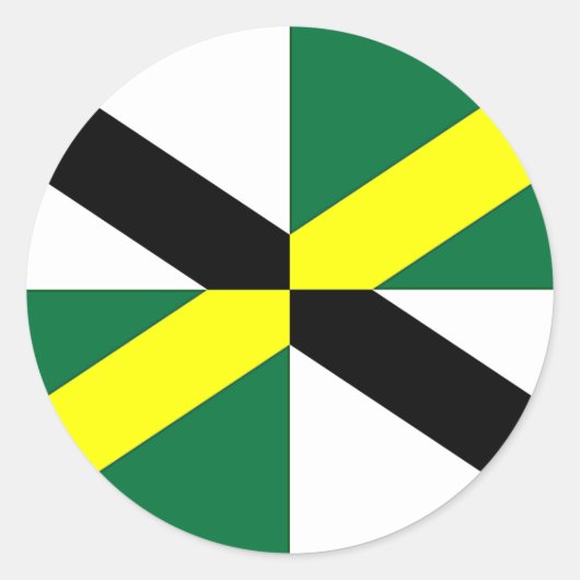 Sticker met vlag van Monterey, Californië, Verenig (Voorkant)