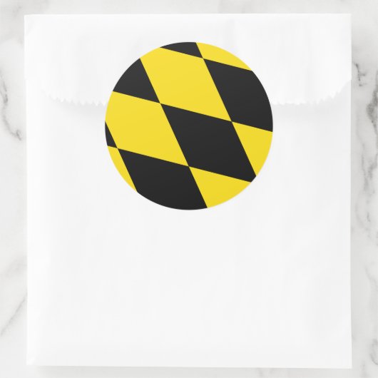 Sticker met vlag van München, Duitsland (Tas)