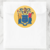 Sticker met vlag van New Jersey (Tas)