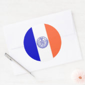 Sticker met vlag van New York (Envelop)