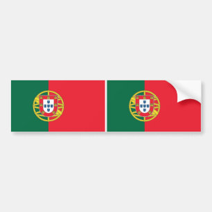 Sticker met vlag van Portugal