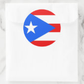 Sticker met vlag van Puerto Rico (Tas)