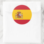 Sticker met vlag van Spanje (Tas)