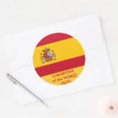 Sticker met vlag van Spanje (Envelop)