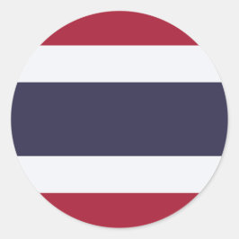 Sticker met vlag van Thailand