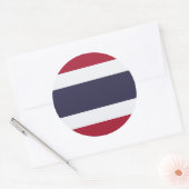 Sticker met vlag van Thailand (Envelop)