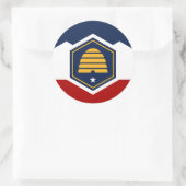 Sticker met vlag van Utah, VS (Tas)