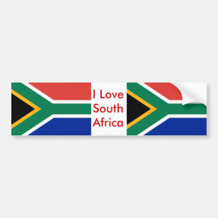 Sticker met vlag van Zuid-Afrika