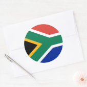 Sticker met vlag van Zuid-Afrika (Envelop)