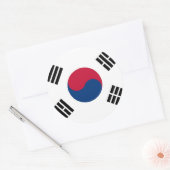 Sticker met vlag van Zuid-Korea (Envelop)