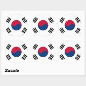 Sticker met vlag van Zuid-Korea (Vel)