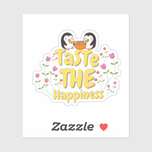 Sticker met voedselcitaat (Vel)