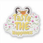 Sticker met voedselcitaat (Voorkant)