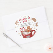 Sticker met warme chocolademonster (Envelop)