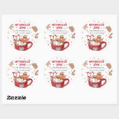 Sticker met warme chocolademonster (Vel)