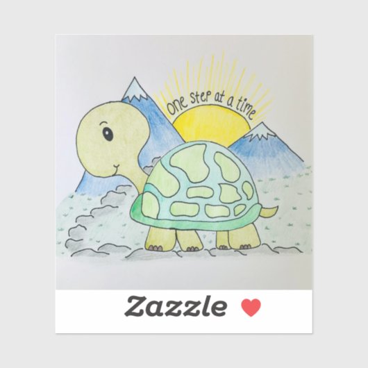 sticker met waterflesje (Vel)