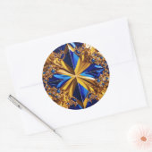 Sticker met Zweden Kleuren Design (Envelop)