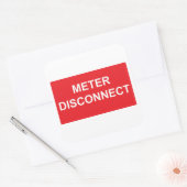 Sticker Meter Verbinding verbreken (Envelop)
