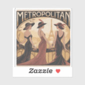 Sticker Metropolitan Art Nouveau (Vel)