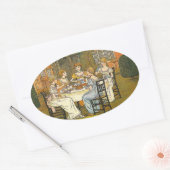  Sticker Middag Tuin Thee Party Sticker (Envelop)