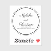 Sticker minimalistische moderne kalligraaf (Vel)