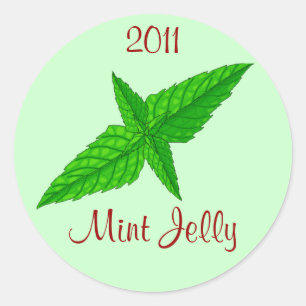 Sticker Mint Jelly Jam Home Inblikken Jar Circles