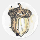 Sticker mit einer Eichel (Voorkant)