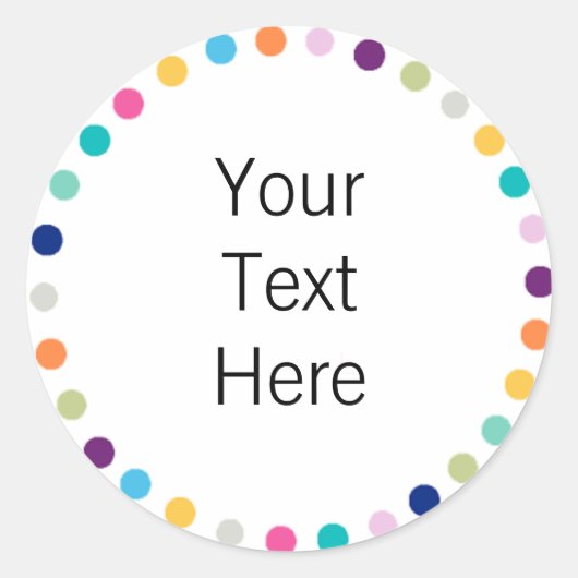 Sticker Moderne Stippen (Voorkant)