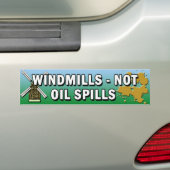 STICKER MOLENS GEEN OLIEVERSPOLINGEN (Op auto)