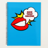 Sticker - Mond Speechballon + JOUWE TEKST & IDEE 1 Planner (Voorkant)