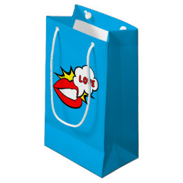 Sticker - Mond Spraakballon + UW TEKST & IDEE 1 Klein Cadeauzakje