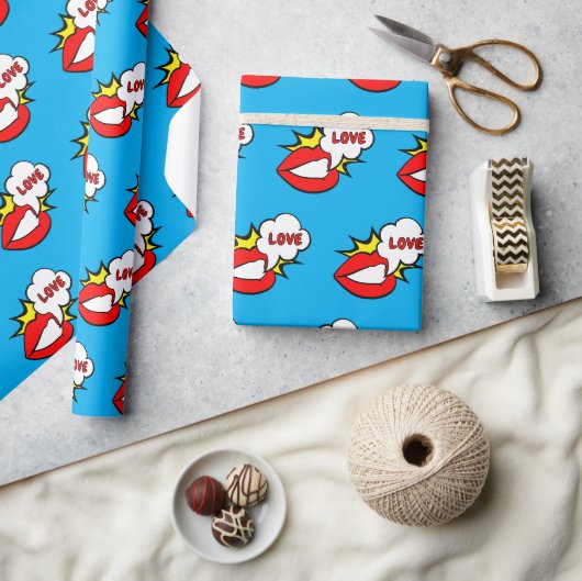 Sticker - Mondspraakwolk + UW TEKST & IDEE 1 Cadeaupapier (Crafts)