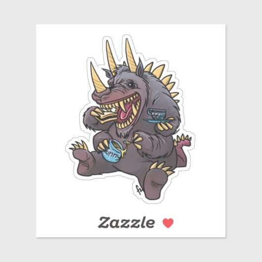 Sticker - Monster Tea Party Behemoth (Vel)