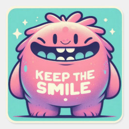 Sticker monstrum "Keep the Smile"