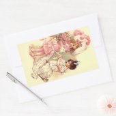 Sticker Mooie Vintage Victoriaans bruiloft Modes (Envelop)