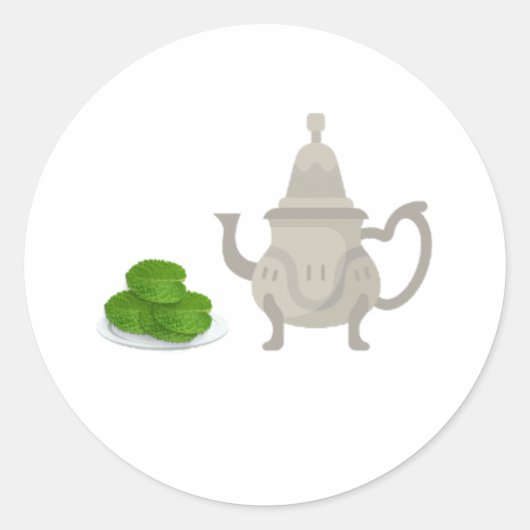 STICKER MOROCCAN BERRAD OF TEA (Voorkant)