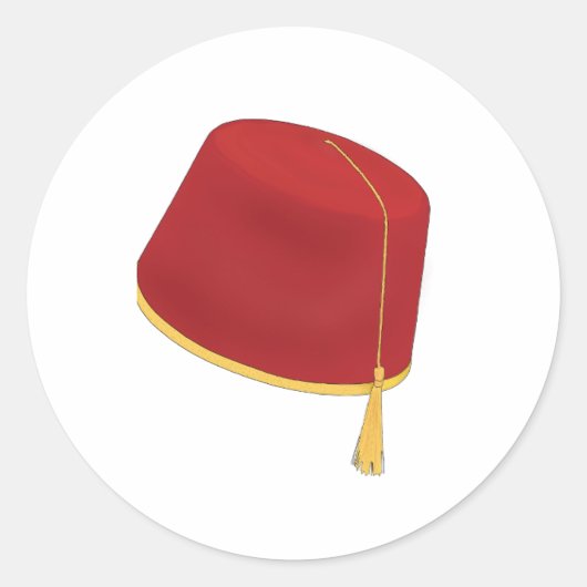 Sticker Moroccan Hat (Voorkant)