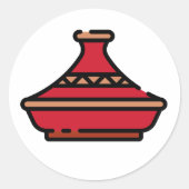 Sticker Moroccan Tajine (Voorkant)