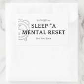 Sticker Motivatie Slaap Een Mentale Reset (Tas)