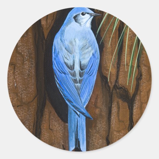 Sticker "Mountain Bluebird" (Voorkant)