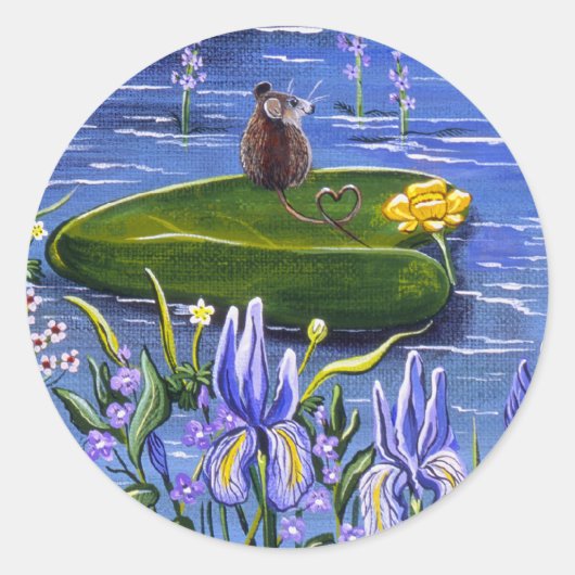 Sticker Mouse' Lilypad" (Voorkant)