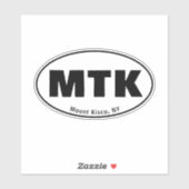 Sticker - MTK - Mount Kisco, NY (Vel)