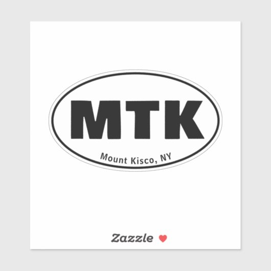 Sticker - MTK - Mount Kisco, NY (Vel)