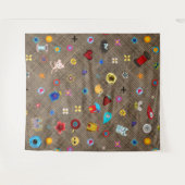 Sticker muur effect simulerend stickers muur wandkleed (Voorkant (horizontaal))