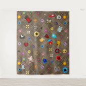 Sticker muur effect simulerend stickers muur wandkleed (Voorkant)