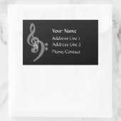 Sticker Muziekadres (Tas)
