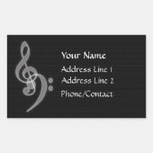 Sticker Muziekadres (Voorkant)